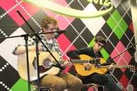 The UK guitar-duo: Aaron McFaull (left) from the University of Sheffield and Robert Girgis (right) from the University of Kent.